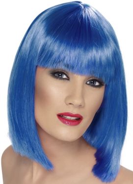 Blue Glam Wig