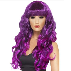 Ladies Purple Siren Wig