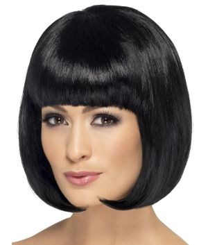 Ladies Partyrama Bob Wig - Black