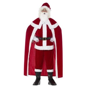 Adult Deluxe Santa Costume with Cape 