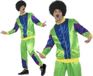 Men's 1980s Retro Scouser Shell Suit Costume