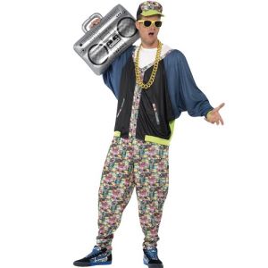 Mens 80s Hip Hop Rapper Costume