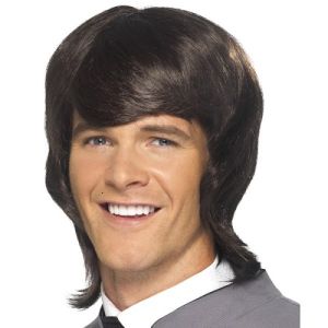 Mens 60s Mod Fancy Dress Wig