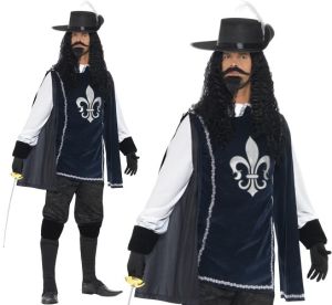 Mens Deluxe Musketeer Costume