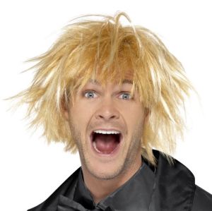 Mens 90s Messy Dumb Surfer Guy Wig