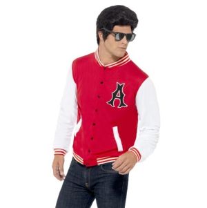 Mens 50s College Letterman Jacket