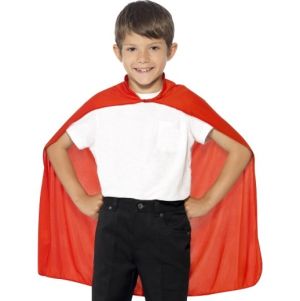 Childrens Fabric Cape in Red