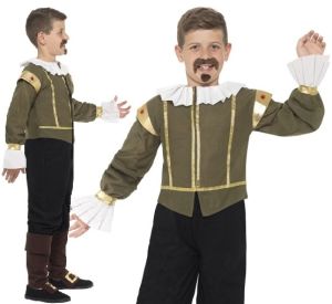 Childs William Shakespeare Fancy Dress Costume