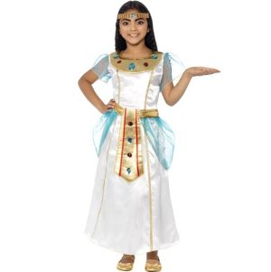 Childrens Deluxe Cleopatra Egyptian Girl Costume 