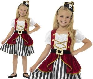Girls Deluxe Pirate Girl Costume