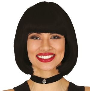 Ladies Black Bob Wig