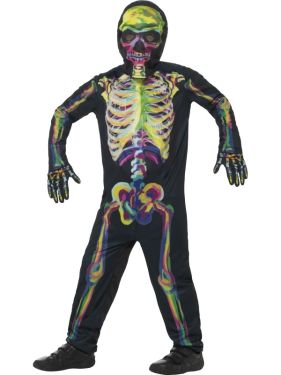 Childs Glow in the Dark Skeleton Costume