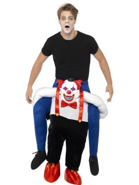 Halloween Piggy Back Sinister Clown Costume