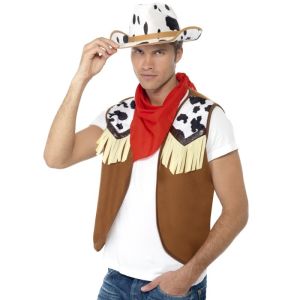 Brown Cowboy Fancy Dress Hat at Doodys Fancy Dress