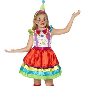 Childrens Deluxe Clown Girl Costume 