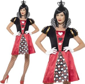 Ladies Carded Queen of Hearts Costume