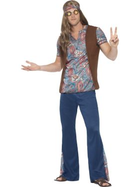 Mens 60s Orion the Hippy Costume 