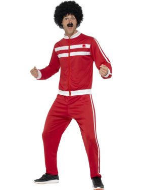 80s Fancy Dress Scouser Track Suit Costume 