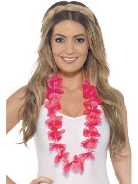 Hawaiian Lei Garland - Pink