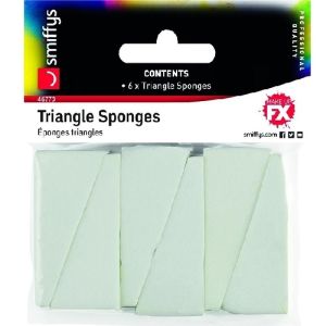 Pack of 6 Triangular Make up Sponge Set