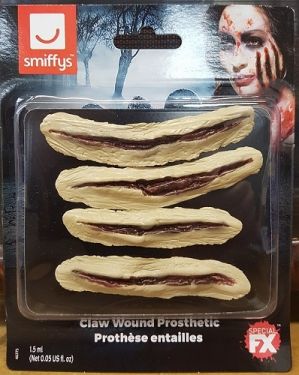 Halloween Latex Claw Wound Prosthetic Make Up