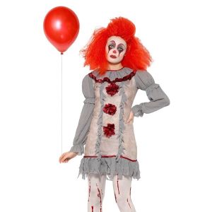 Ladies Halloween Vintage Clown Costume