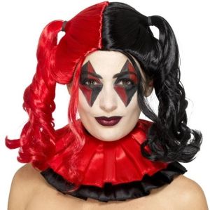 Ladies Twisted Harlequin Wig