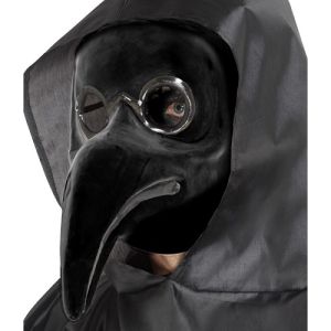 Black Plague Doctor Mask