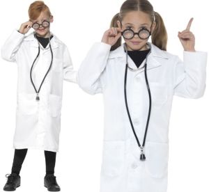 Childrens Doctor or Scientist Fancy Dress Costume