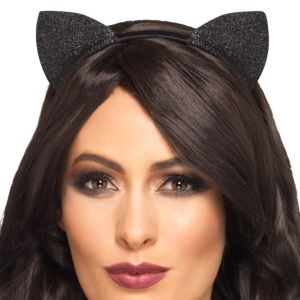 Halloween Vinyl Glitter Cat Ears