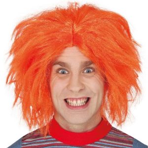 Orange Killer Doll Wig