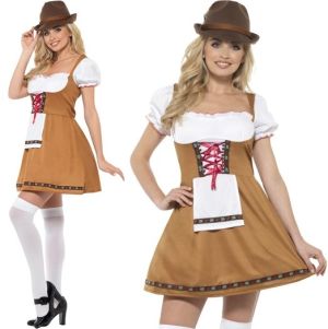 Ladies Oktoberfest Bavarian Beer Maid Costume 