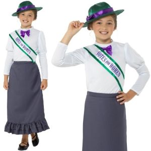 Childs Victorian Suffragette Costume