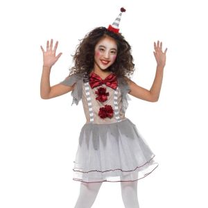 Childs Vintage Clown Girl Costume