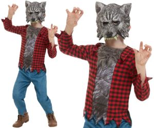 Childs Werewolf Fancy Dress Costume