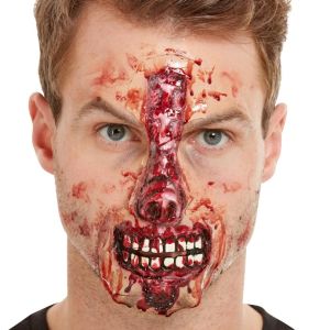 Halloween Latex Exposed Nose & Mouth Prosthetic