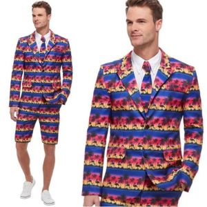 Mens Sunset Short Stand Out Suit