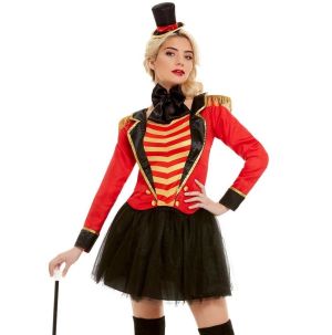 Ladies Deluxe Ringmaster Fancy Dress Costume