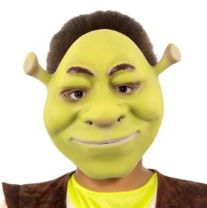 Childs EVA Foam Licensed Shrek Face Mask