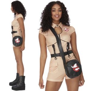 Ladies Sexy Ghostbusters Short Suit Costume