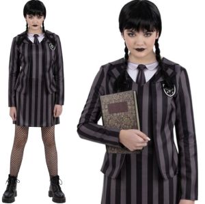 Kids Gothic Schoolgirl Uniform Costume