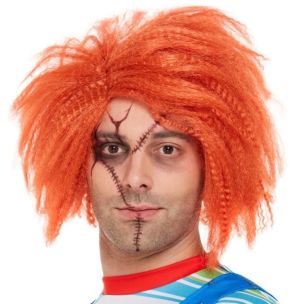 Mens Halloween Licensed Chucky Wig