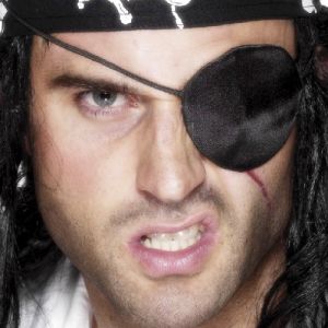 Satin Pirate Eye Patch