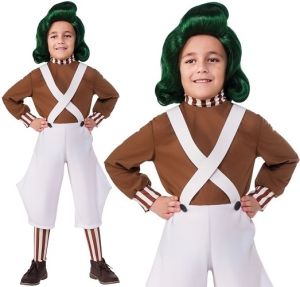 Childs Chocolate Factory Oompa Loompa Costume 