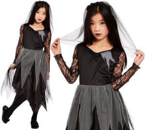 Girls Graveyard Bride Costume