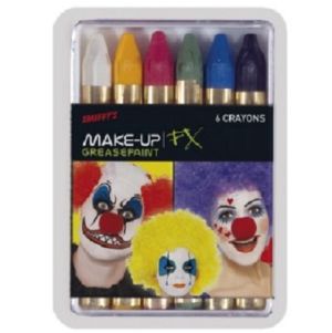 Carnival Greasepaint Make Up Sticks x 6 Colours