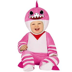 Babies Little Shark Costume - Pink