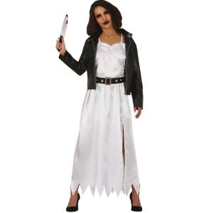 Ladies Horror Killer Doll Bride Outfit