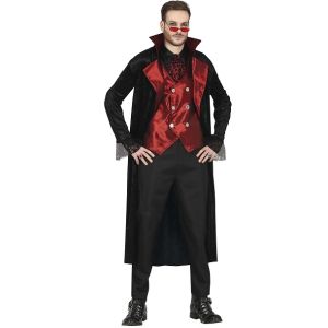 Men's Halloween Gothic Long Vampire Costume