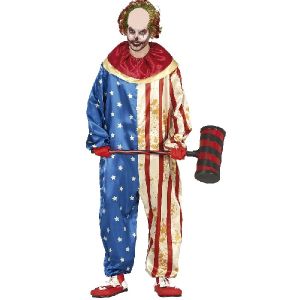 Adult US Patriot Clown